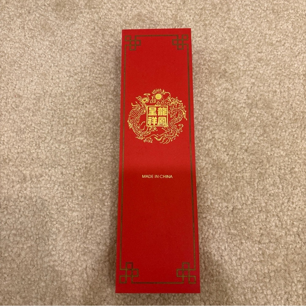 Reusable Brown Ironwood Chopsticks 2 Pairs in Red Wooden Gift Box